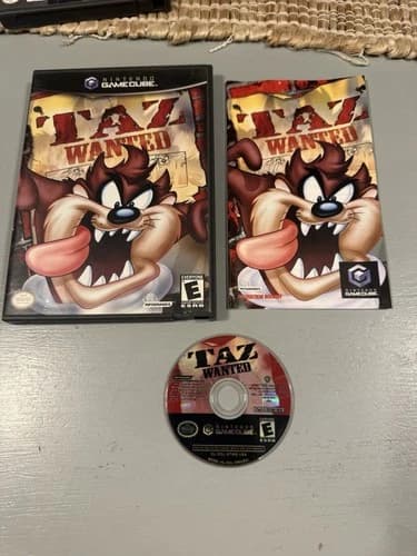 Taz: Wanted (Nintendo GameCube, 2002) Complete CIB Tested