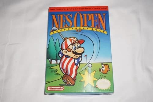 NES Open Tournament Golf (Nintendo NES) Complete in Box CIB