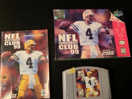 NFL Quarterback Club 99 (Nintendo 64 N64) Complete In Box