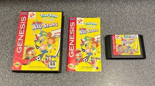 Sega Tiny Toon Adventures: Acme All-Stars Sega Genesis Complete Tested