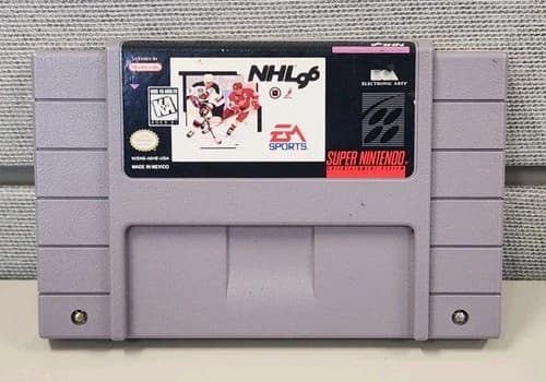 NHL 96 (Super Nintendo Entertainment System SNES 1995) Loose Cart Only - Tested!