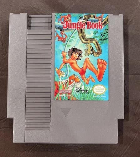 The Jungle Book NES Nintendo Game - Tested Cleaned