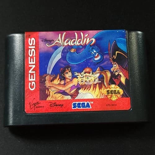 Disney's Aladdin (Sega Genesis, 1993) Cartridge Only - Video Game - Tested