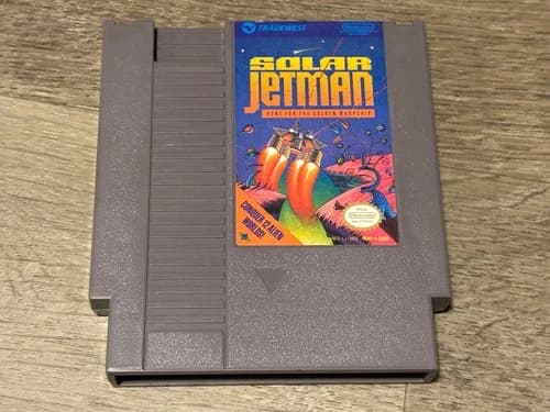 Solar Jetman Nintendo Nes Cleaned & Tested Authentic