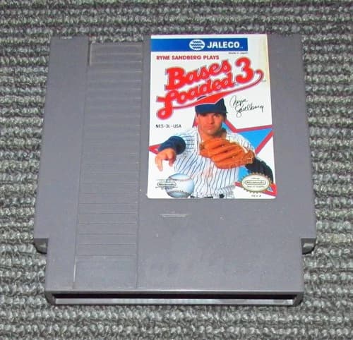 Bases Loaded 3 for Nintendo NES Authentic Fast Free Shipping