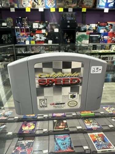 California Speed (Nintendo 64, 1999) N64 Authentic Tested!