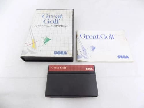 Boxed Sega Master System Great Golf - Inc Manual
