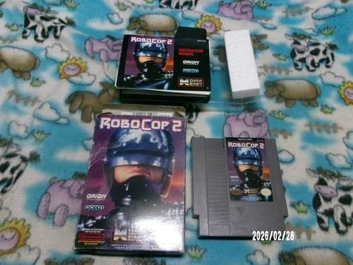 #860 Robocop 2 Nintendo Entertainment System NES 1990 Complete With Manual CIB
