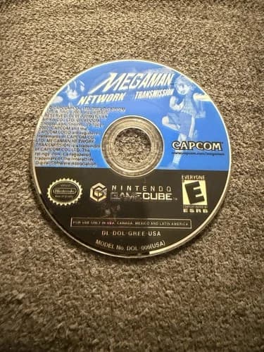 Mega Man Network Transmission (Nintendo GameCube, 2003) Disc Only!!