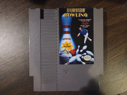 Championship Bowling (Nintendo Entertainment System, 1989) NES