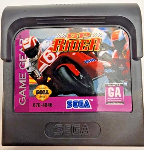 GP Rider Sega Game Gear, 1994 Game Tested - Working