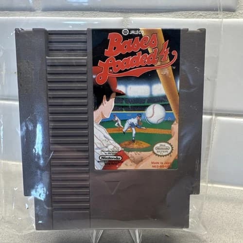 Bases Loaded 4 (Nintendo NES) Authentic & Tested