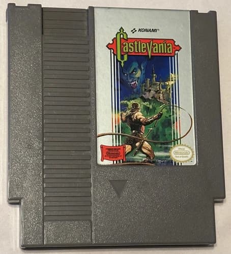 Castlevania (Nintendo Entertainment System, 1987, NES) *Authentic & TESTED*