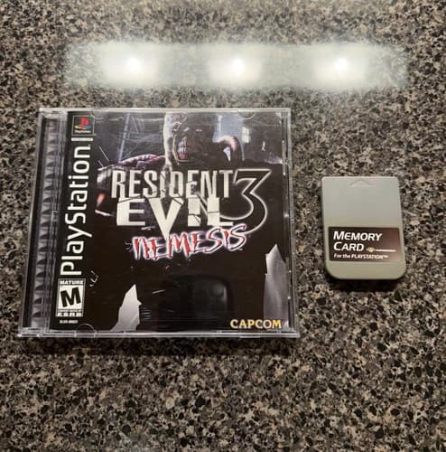😈RESIDENT EVIL 3: NEMESIS BLACK LABEL (PlayStation 1/PS1, 1999)CIB/REG TESTED😈