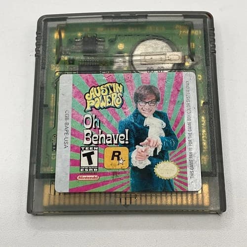 Austin Powers Oh Behave! Nintendo Game Boy Color Game Cartridge Only Tested
