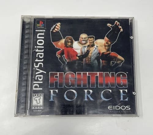 Fighting Force PS1 (Sony PlayStation 1, 1997) - CIB Complete Reg Card