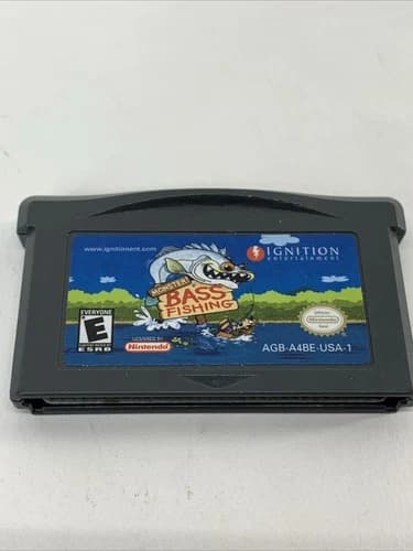 Monster Bass Fishing ( Nintendo Game Boy Advance, 2004 ) GBA