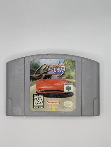 Cruisin USA N64 (Nintendo 64, 1996) Authentic TESTED Rare Retro USA Cart