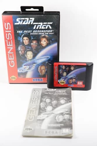 Star Trek: The Next Generation -- Echoes From the Past (Sega Genesis, 1994) CIB