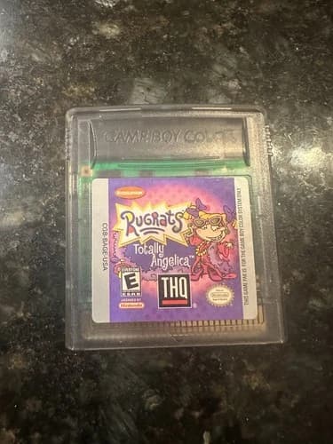 Gameboy Color Rugrats Totally Angelica Game Cartridge Used