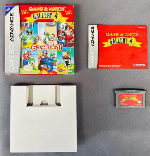 Game and Watch Gallery 4 Nintendo Game Boy Advance CIB TESTED