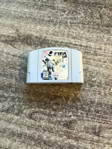 FIFA: Road to World Cup 98 (Nintendo 64, 1997) Authentic, Tested & Working!