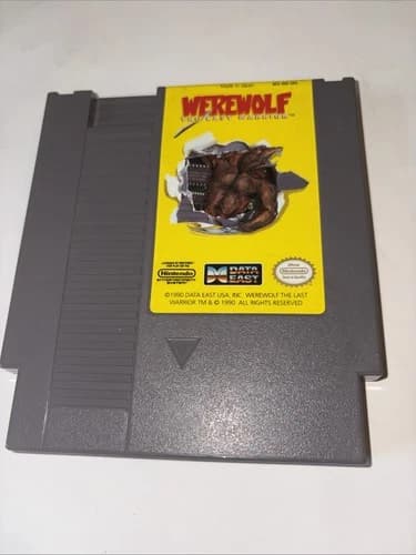 Werewolf The Last Warrior (Nintendo NES, 1990) Authentic Cart - Cleaned & Tested