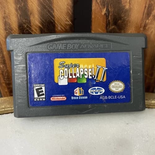 2004 ~ SUPER COLLAPSE II ~ Nintendo Game Boy Advance Game Cartridge