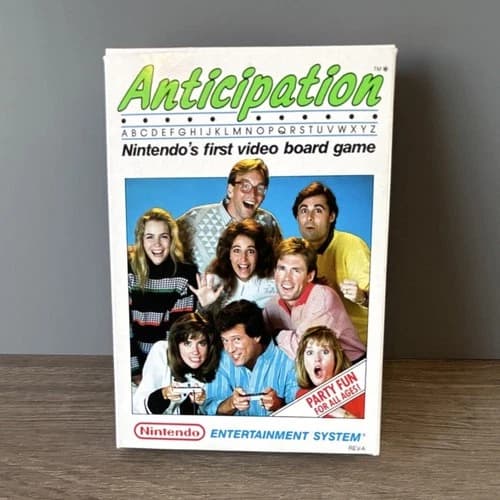 Nintendo Anticipation NES Complete Box, Manual, Cartridge, Party Fun 1988
