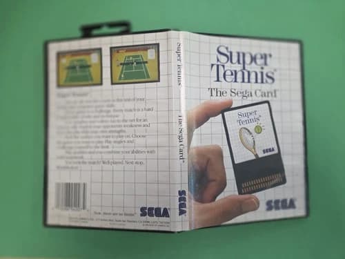 Super Tennis The Sega Card, Sega Master System, 1986