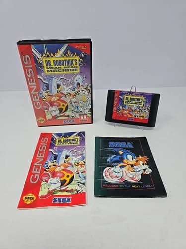 Dr. Robotnik's Mean Bean Machine (Sega Genesis, 1993) Complete CIB Tested