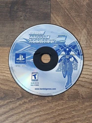 Gundam Battle Assault 2 (Sony PlayStation 1 PS1, 2002) Game Only - Tested