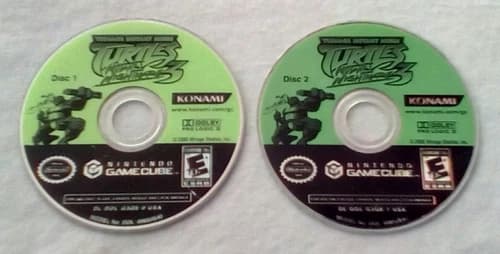 TEENAGE MUTANT NINJA TURTLES 3: MUTANT NIGHTMARE NINTENDO GAMECUBE DISCS ONLY!
