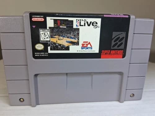 NBA Live 96 (Super Nintendo Entertainment System, 1995) Tested And Working