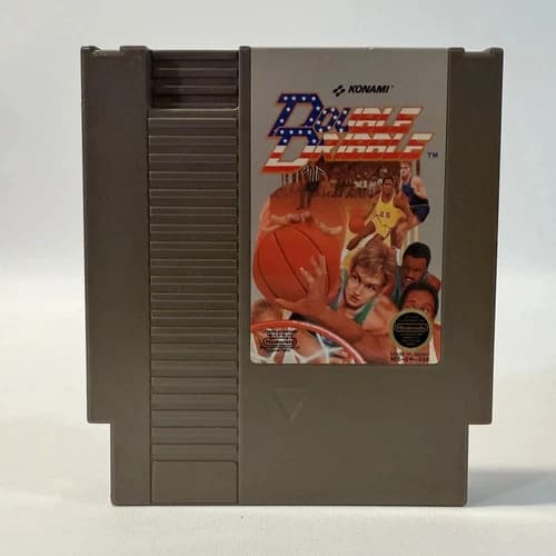 Konami Double Dribble (NES, Sports, Basketball) Video Game Cartridge