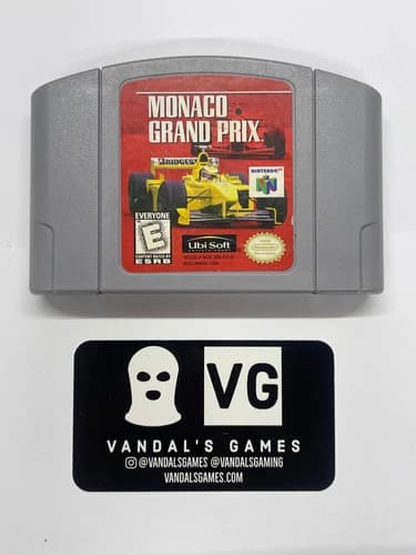 N64 - Monaco Grand Prix Nintendo 64 Cart Only #2926