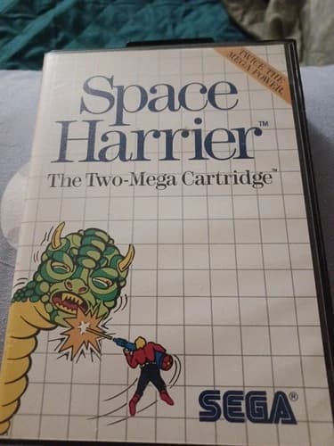 TESTED Sega MASTER SYSTEM Game SPACE HARRIER with Manual CIB