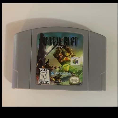 Vic Tokai Dark Rift (Nintendo 64, N64) Fighting T-Teen NTSC-U/C US/CA