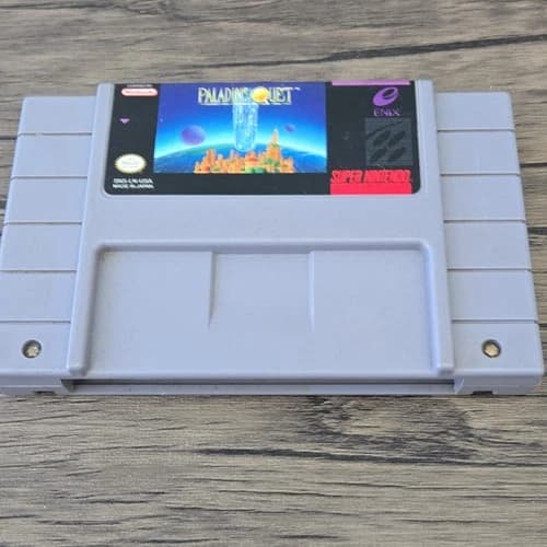Paladin's Quest Super Nintendo SNES Enix Saves, Authentic, New Battery!