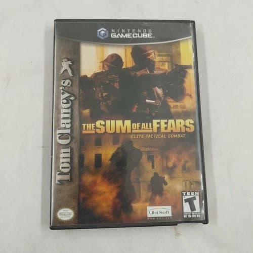 Tom Clancy's Sum of All Fears (Nintendo GameCube, 2003) Complete CIB Tested