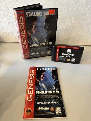 SEGA Genesis Stallone Snipes Demolition Man