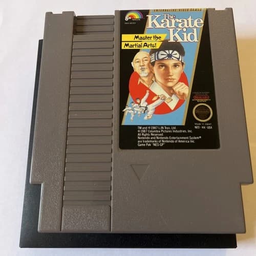 The Karate Kid (Nintendo NES, 1987) Loose Cartridge - Tested & Working