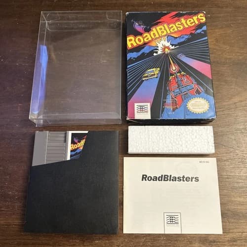 RoadBlasters (Nintendo NES) Complete CIB - Tested - Authentic