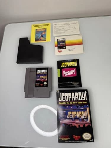 Jeopardy Nintendo Entertainment System NES - CIB Complete Black Box W/ Manual
