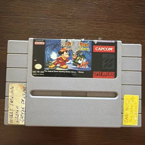 The Magical Quest Starring Mickey Mouse Super Nintendo (Snes) -tested-authentic