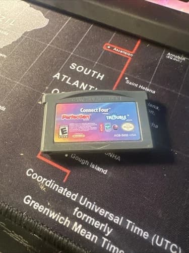 Connect Four/Perfection/Trouble (Nintendo Game Boy Advance, 2005) Cartridge ONLY