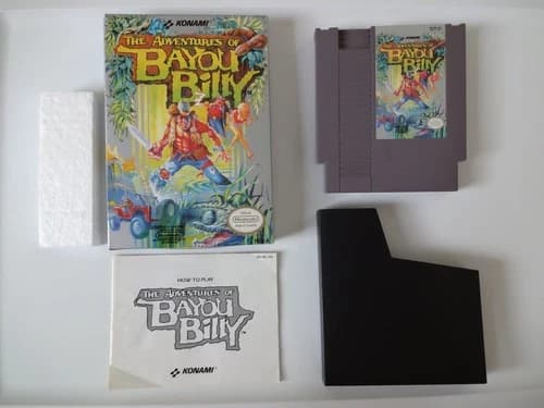 The Adventures of Bayou Billy Complete in Box with Manual Nintendo NES CIB