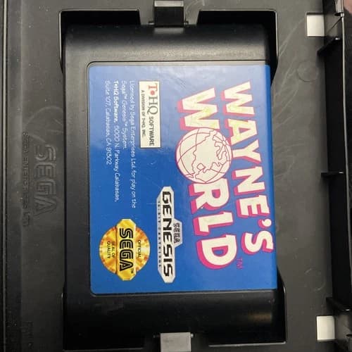 Wayne's World (Sega Genesis, 1993) complete!