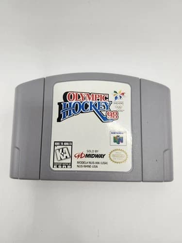Olympic Hockey 98 (Nintendo 64, 1998) Clean Tested Authentic N64 Mint Rare Retro