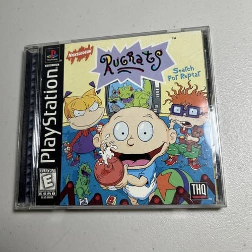 Rugrats - Search for Reptar (PlayStation 1, PS1, 1998) CIB ~Tested